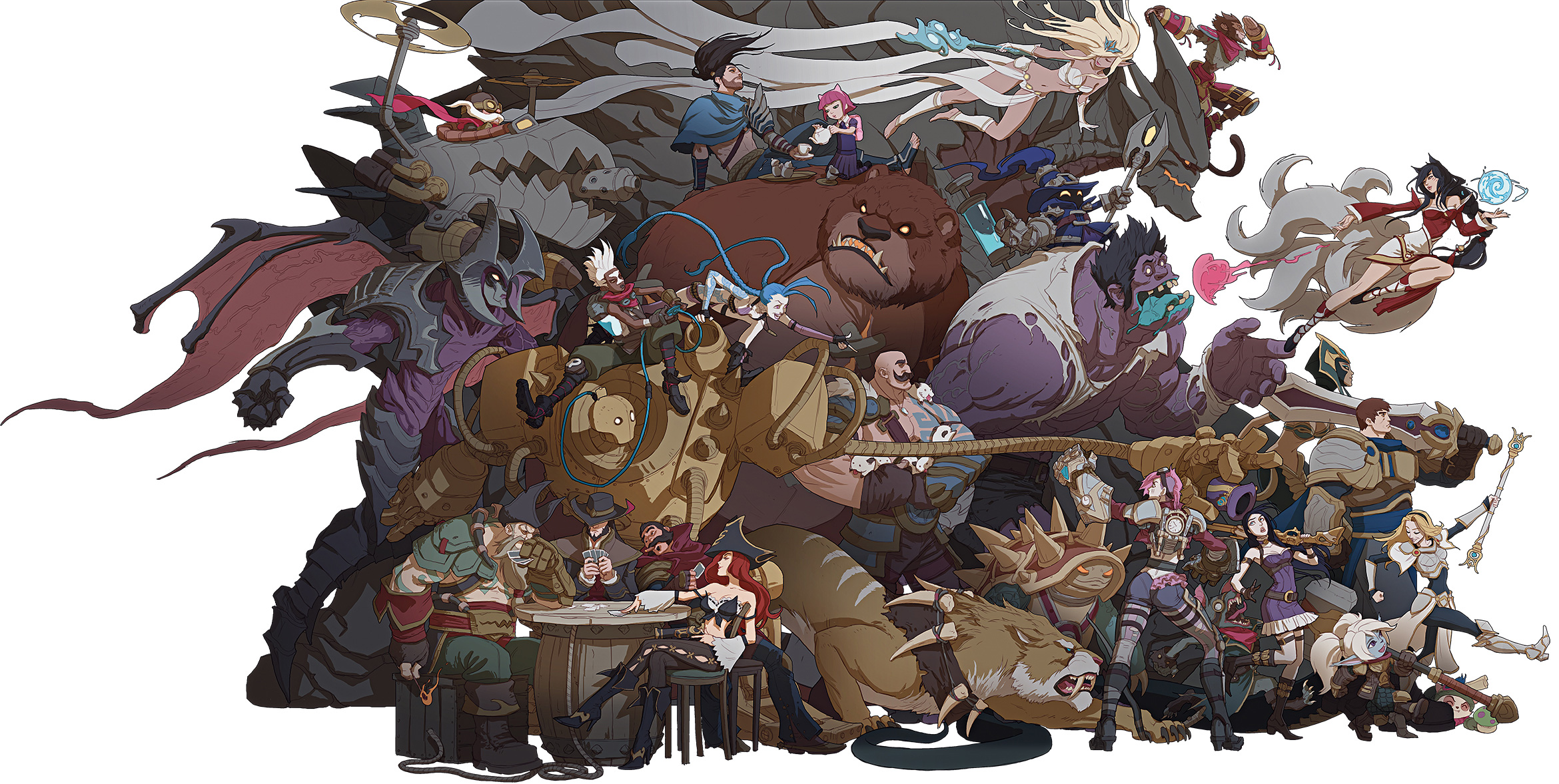 The Art of League of Legends - official art book available in