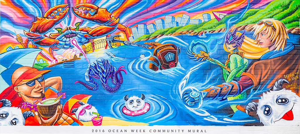 Redhead Catholic Schoolgirl Porn Captions - Ocean Week 2016 Mural