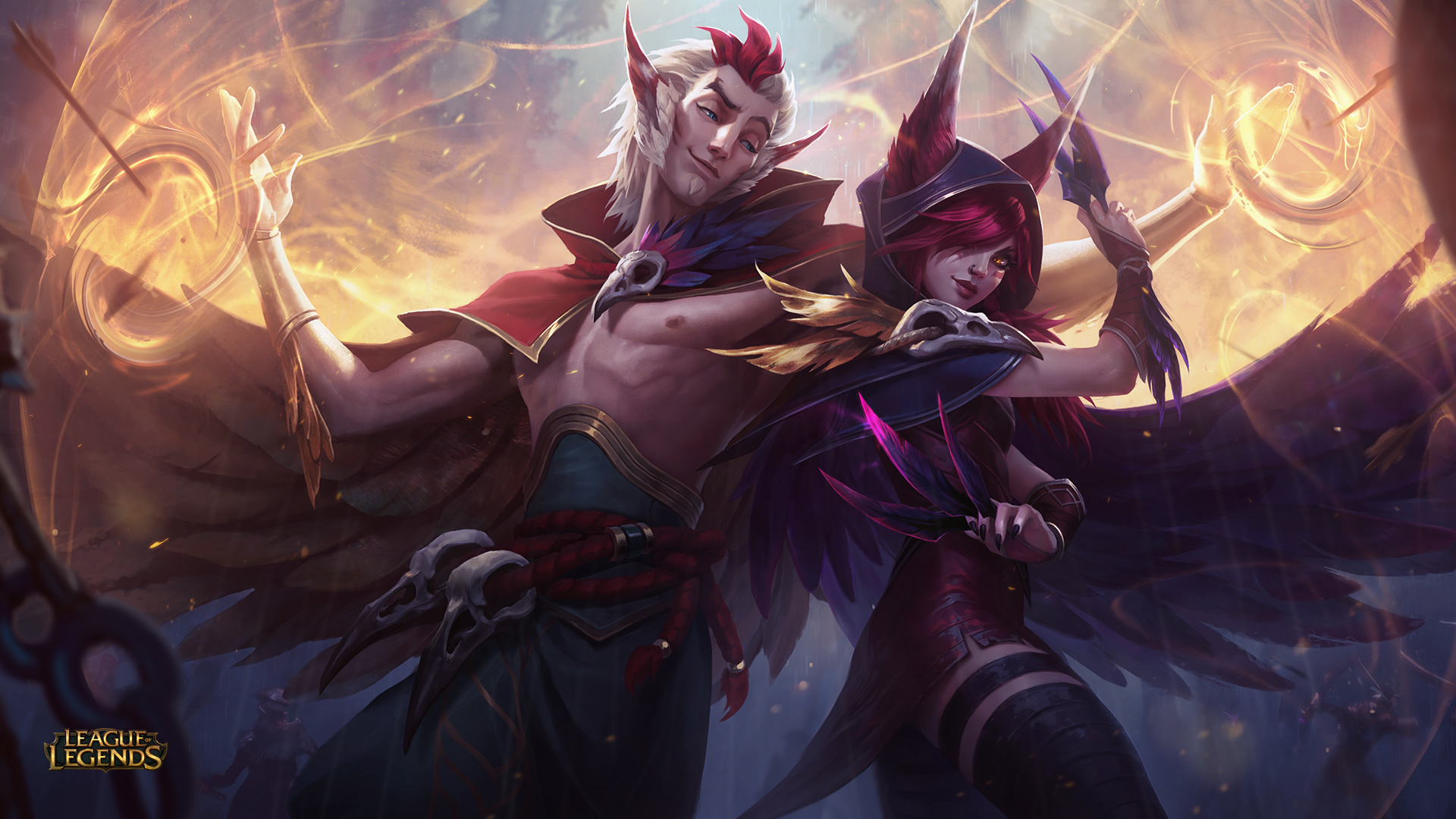 Resultado de imagen de rakan y xayah